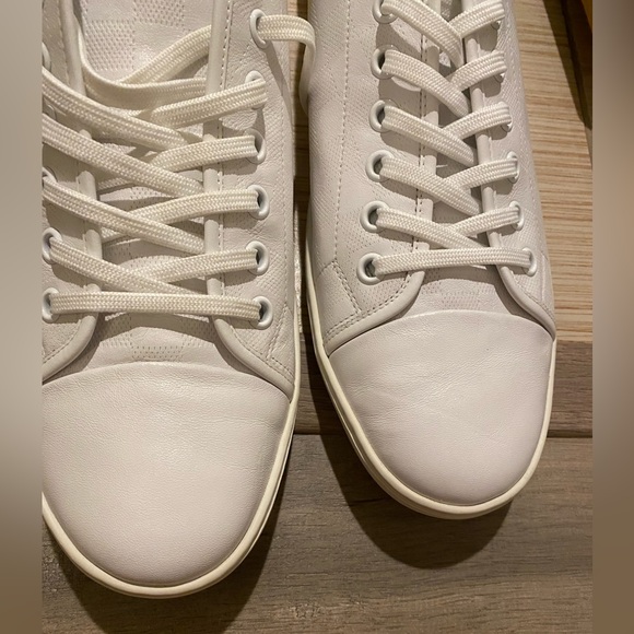 Louis Vuitton Daimler Pattern White Canvas Low Sneakers - Picture 10 of 13